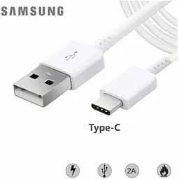 Зарядний пристрій Samsung та кабель USB-C Samsung Galaxy A03s (білий) - мініатюра 4