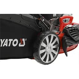 Газонокосарка бензинова YATO з приводом 2.4 кВт ширина різання Ø=46 см травозбірник-62 л (YT-85525) - мініатюра 11