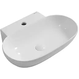 Умивальник підвісний Mixxus Premium Diverse-0201 560x390x125 мм з отвором під змішувач MP6510, Білий