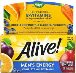 Комплекс для здоров'я чоловіків Nature's Way Alive! Men's Energy, 50 таблеток