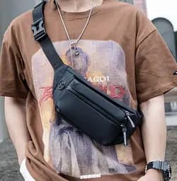 Сумка на пояс чоловіча тканинна Confident sum0027086