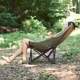 Стілець складаний Naturehike CNK2450JJ020, оливковий зелений - мініатюра 5