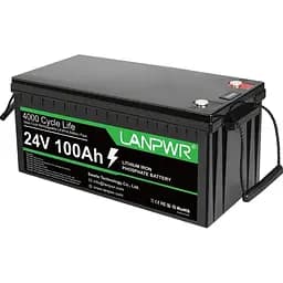 Акумулятор LanPWR LiFePO4 24V 25.6V/100Ah/2560Wh [LANPWR-24-100] [125502] - мініатюра 2