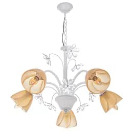 Люстра підвісна Brille флористика E14 WH (LK-332S/5)