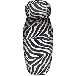 Дождевик-накидка с капюшоном для собак Collar Waudog Clothes, рисунок "Зебра", XS, А 26-29 см, B 32-41 см, С 21-26 см