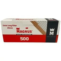Гільзи для набивки цигарок Magnus Extra Long Filter 500