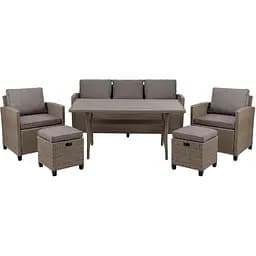 Комплект садовой мебели Di Volio Genova Бежевый Светло-серый