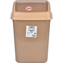 Корзина для мусора Violet House 0101 cappuccino, песочно-бежевая, 5 л (0101 cappuccino (desert beige)