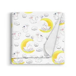 Пелюшки фланелеві Cosas Soft Bunny 80х100 см, білі - мініатюра 2