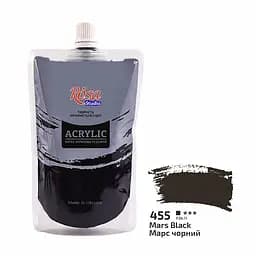 Краска акриловая Rosa Studio Марс черный 455, 200 мл