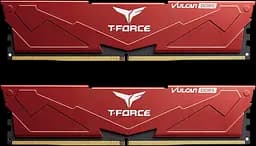 Оперативная память Team 32GB (2x16GB) DDR5 6400MHz T-Force Vulcan Red (FLRD532G6400HC40BDC01)