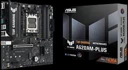Материнська плата Asus A620AM-Plus TUF Gaming Socket AM5 - мініатюра 1