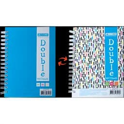 Книга записная Buromax Double А6, 96 листов голубая (BM.24671101-14)