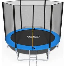 Батут Funfit 8ft з зовнішньою сіткою 252 см синій