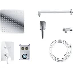 Душова система прихованого монтажу Corsan CMZ068CH хром + BOX 647007, Хром