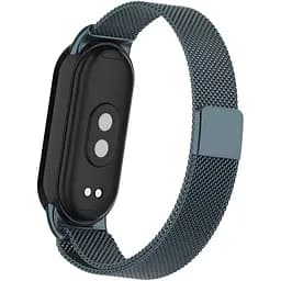 Ремінець ArmorStandart Milanese Magnetic Band для Xiaomi Smart Band 8 / 9 / 10 Titanium Grey (ARM69918) [94762] - мініатюра 2