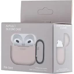 Чохол Silicone Case для AirPods 3 Pink Sand [102093] - мініатюра 3