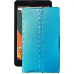 Чохол StatusCASE з екошкіри для планшету Bravis NB754 Блакитний