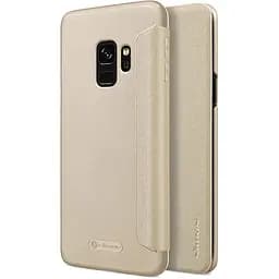 Чохол-книжка Nillkin Sparkle Leather Case Samsung Galaxy S9 Gold - мініатюра 7