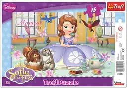 Набір Пазли - (15 елм. Рамкою) - "Сніданок Софіїі" / Дісней: Софія прекрасна