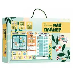 Обучающая игра "Мой планер" УМНЯШКА KP-010 с многоразовыми наклейками