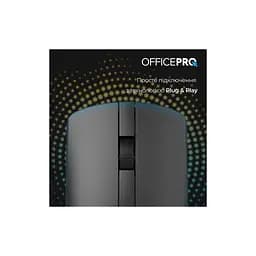 Мишка OfficePro M175B Silent Click Wireless Black (M175B) - мініатюра 8