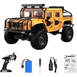 Машинка на радіокеруванні JJRC Hummer H1 1:12 4WD Off-Road Vehicle Orange [142539] - мініатюра 2
