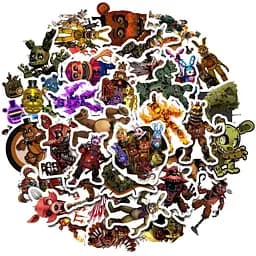 Стікерпак GeekLand Five Nights at Freddy's 45 штук (SP 5NF 01)