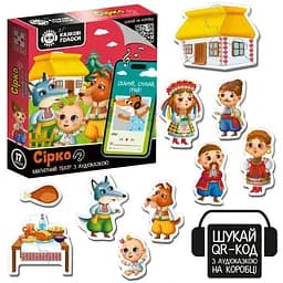 Дитячий розвивальний магнітний театр "Сірко" Vladi Toys VT3206-33 з аудіоказкою Казкові голоси - мініатюра 3