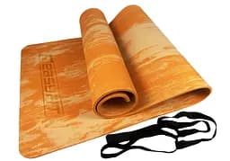 Коврик для йоги и фитнеса EasyFit s-EVA Mat 8 мм Оранжевый (EF-1911-Or)