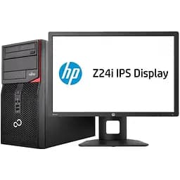 Комплект Комп'ютер Fujitsu Esprimo P520 E85+ MT (i5-4570/8/120SSD/500) + Монітор 24" HP Z24i Б/В