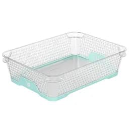 Ящик для зберігання Keeeper mini funcion А-5, 26.5х20х7 см аквамарин (368.2)