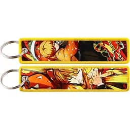 Брелок тканинний Клинок розсікаючий демонів Зіницю Агацума Demon Slayer Zenitsu Agatsuma 70x25 см