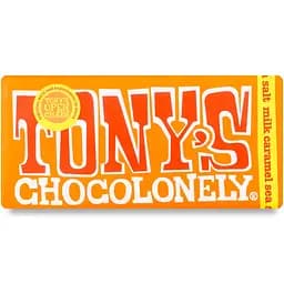 Шоколад молочний Tony's Chocolonely з карамеллю та морською сіллю 180 г