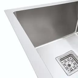 Кухонна мийка Platinum Handmade HDB з нержавіючої сталі 3 мм прямокутна 75x41x23 см (000039097) - мініатюра 3