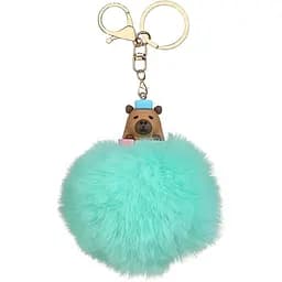 Брелок ZiBi PomPom Capybara хутро (ZB.706702) - мініатюра 4