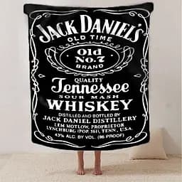 Плед плюшевий 3D Елітний Jack Daniel's 160х200 см