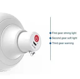 Лампа акумуляторна з гачком 120W + кабель Micro-USB біла - мініатюра 4