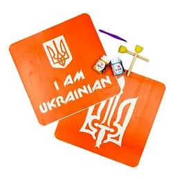 Набір для малювання по тканині "I Am Ukrainian, Тризуб" paint-n064-n059 - мініатюра 2