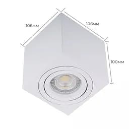 Точковий світильник MJ-Light KUBUS WH 12017 - мініатюра 3