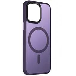 Чохол Ummi Colorful with MagSafe для Apple iPhone 15 6.1" Темно-фіолетовий/Dark Purple