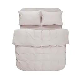 Постельное белье Lotus Home Washed cotton - Kansas бежевый евро