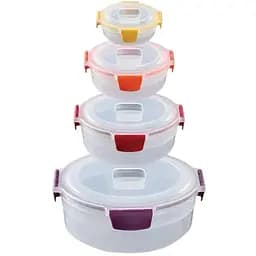 Набір харчових контейнерів Joseph Joseph Core круглих 4 шт. (1000015)