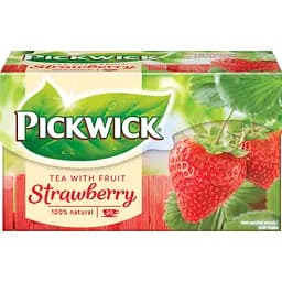 Чай чорний Pickwick, з полуницею, 30 г (20 шт. х 1,5 г) (907481)