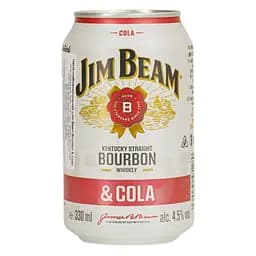 Напій слабоалкогольний Jim Beam Bourbon&Cola, 6%, 0,33 л - мініатюра 4