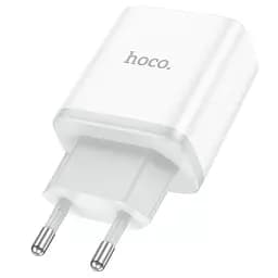 Мережевий зарядний пристрій Hoco C104A 20W Type-C зі швидким заряджанням і кабелем у комплекті - мініатюра 3