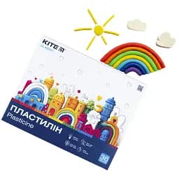 Пластилін восковий Kite Classic 36 кольорів 720 г (K-078) - мініатюра 5