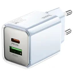 МЗП Hoco N46 Glorious PD20W+QC3.0 (1USB-A/1C) Blue - мініатюра 2