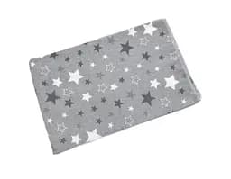 Пеленка фланель Moontime "Звездопад на сером"