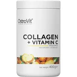 Для суглобів та зв'язок OstroVit Collagen + Vitamin C Pineapple 400 г